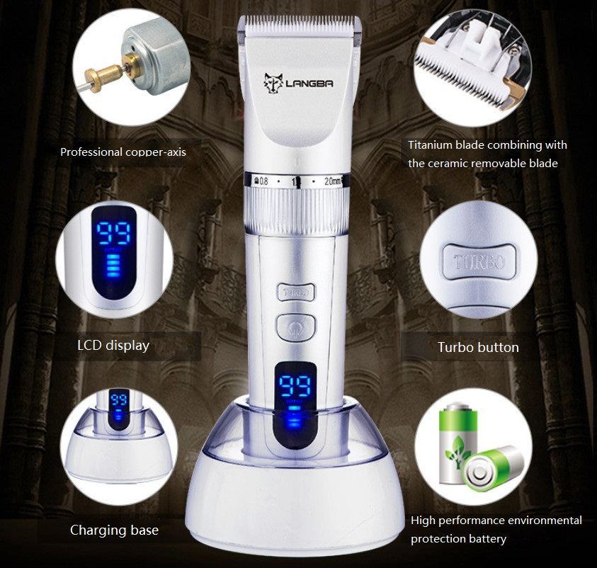 Tông đơ cắt lông thú cưng không dây P67